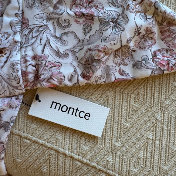 NWT MONTCE Tropez Tie-Up One-Piece | Venecia Floral Size Small - Picture 5 of 9